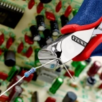 Кусачки торцевые для электроники 120 мм Knipex 64 32 120