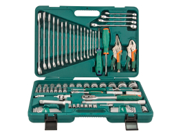 S04H52478S Набор инструмента универсальный 1/4", 1/2"DR, 78 предметов