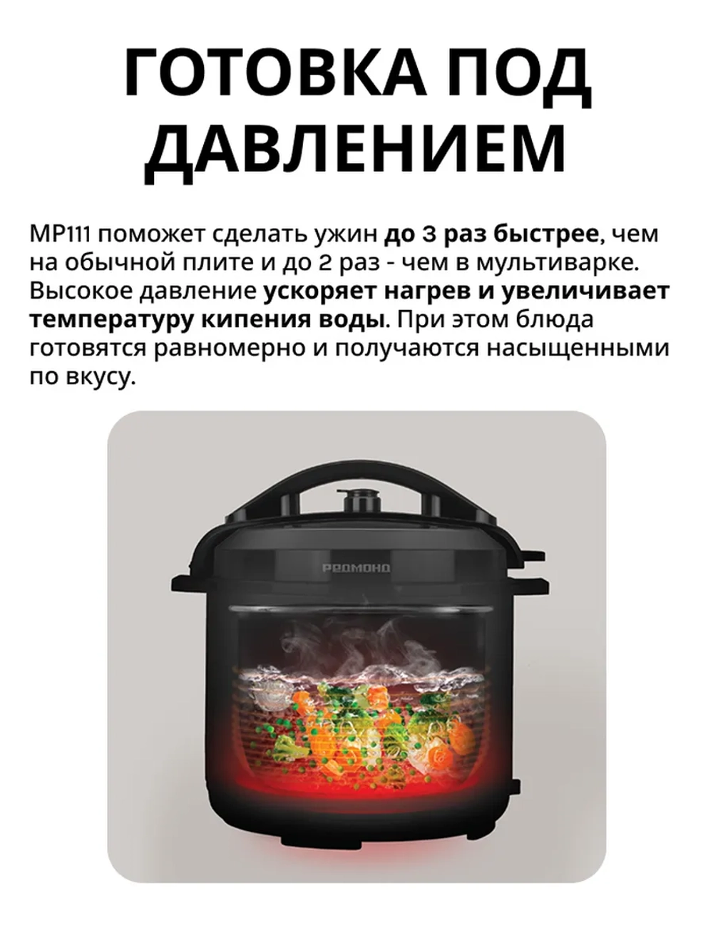 Мультиварка-скороварка Fast Chef MP111