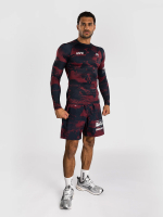Рашгард Venum UFC Zenith Fight Week Navy Blue/Burgundy/Silver L/S