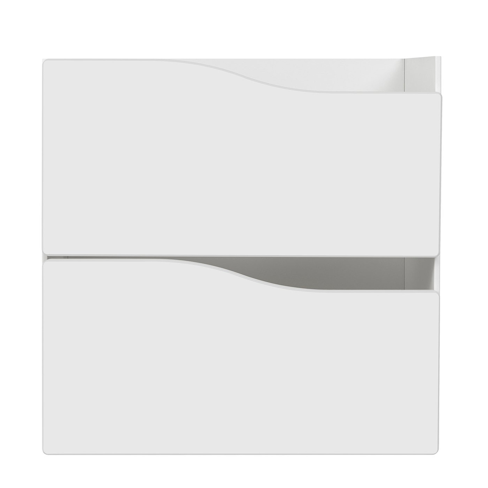 IKEA KALLAX  (ИКЕА КАЛЛАКС)  -  Вставка с 2 ящиками - волна/белый 33x33 см