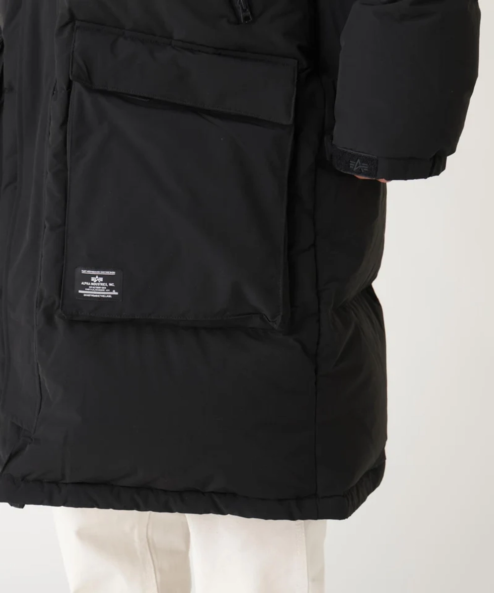 Парка пуховая Alpha Industries Long Puffer Parka - Black