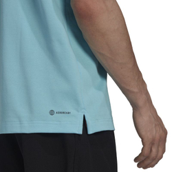 Мужское теннисное поло Adidas Club House 3-Bar Tennis Polo Shirt - bliss blue