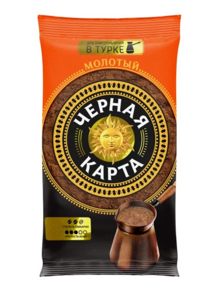 Кофе молотый Черная Карта для турки 100 г
