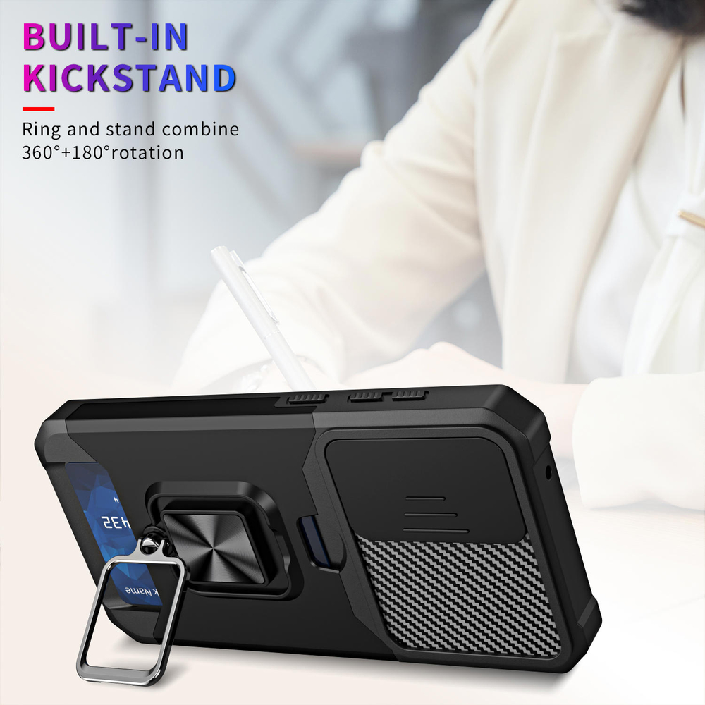 Противоударный чехол Сard Reader Case для Samsung Galaxy S24 FE