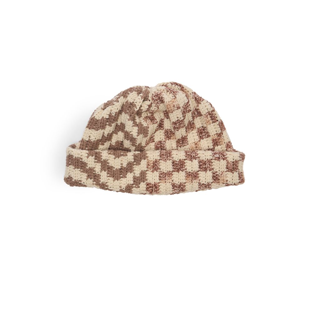 Шапка Jacob Cro Beanie Twins "Brown Melange"