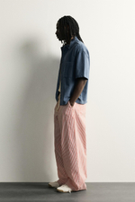 КОМБИНИРОВАННАЯ РУБАШКА RELAXED FIT — ZARA