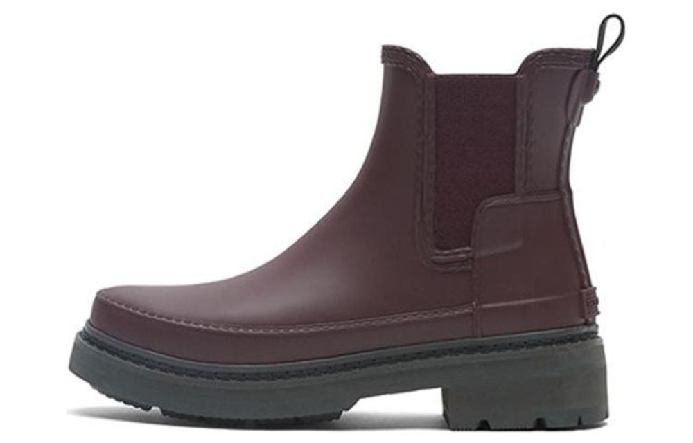 HUNTER Refined Waterproof Slip Resistant Rain Boots Women"s