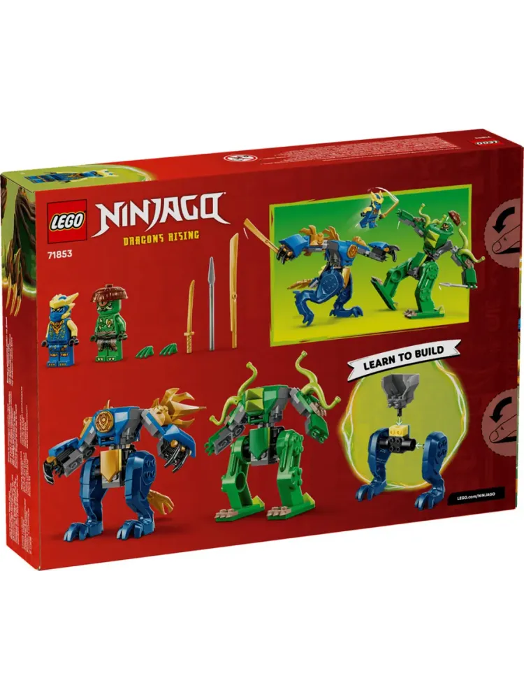 Конструктор NINJAGO 71853 Битва роботов-драконов Джея