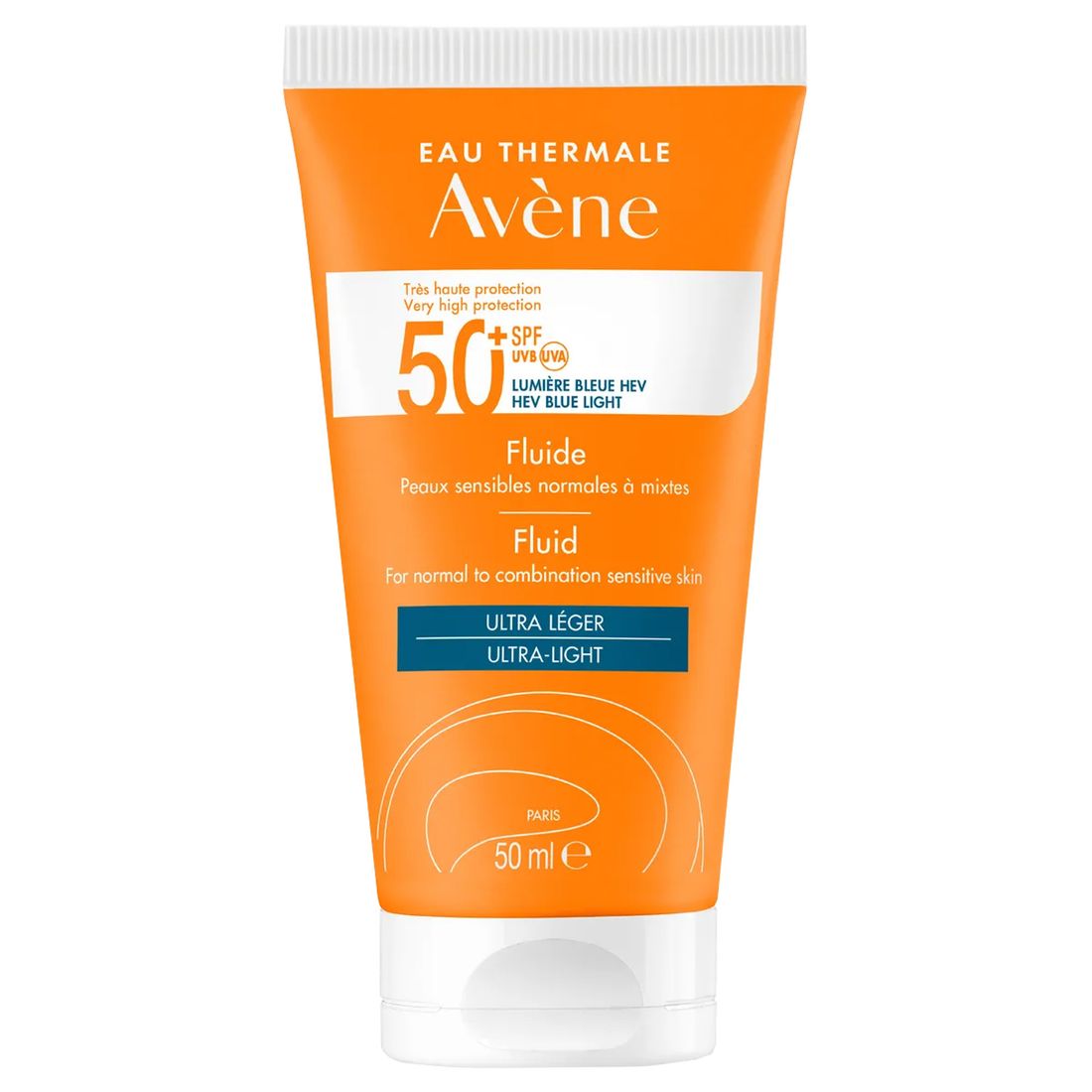 Солнцезащитный флюид SPF 50+ для норм./комб кожи AVENE Fluide 50мл