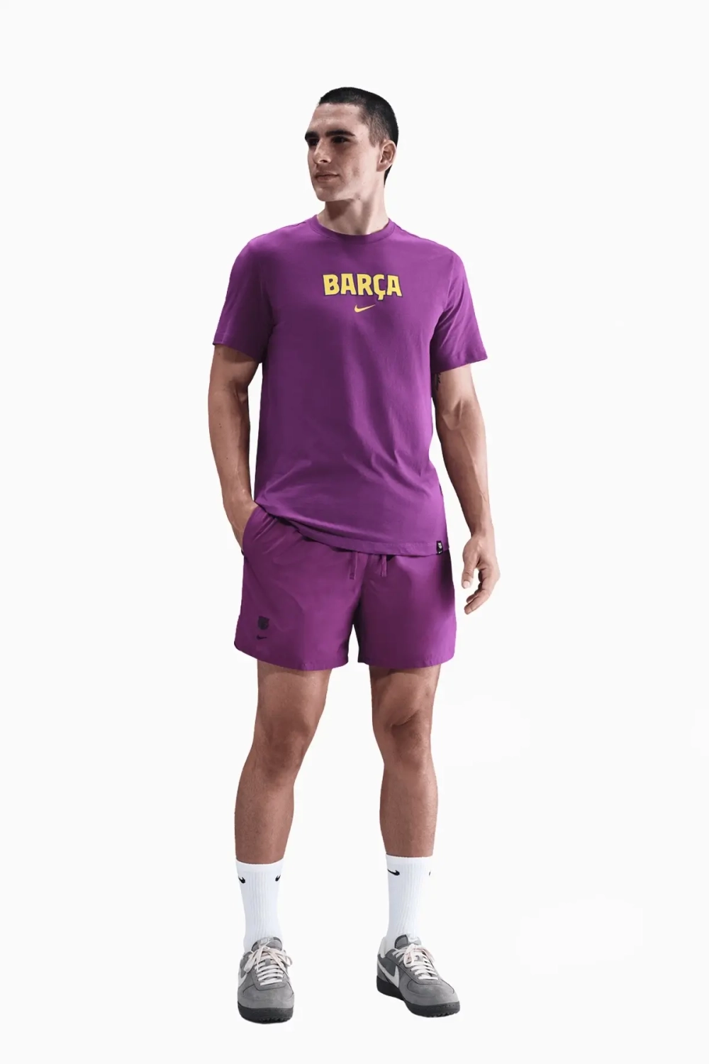Шорты Nike FC Barcelona 25/26 Club - фиолетовый