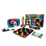 Анальная премиум-пробка с эффектом римминга 15см b-Vibe Peace & Love Tie-Dye BV-026