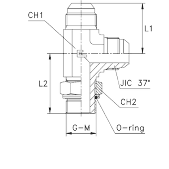 Штуцер FRLG JIC 7/16 - BSP 3/8