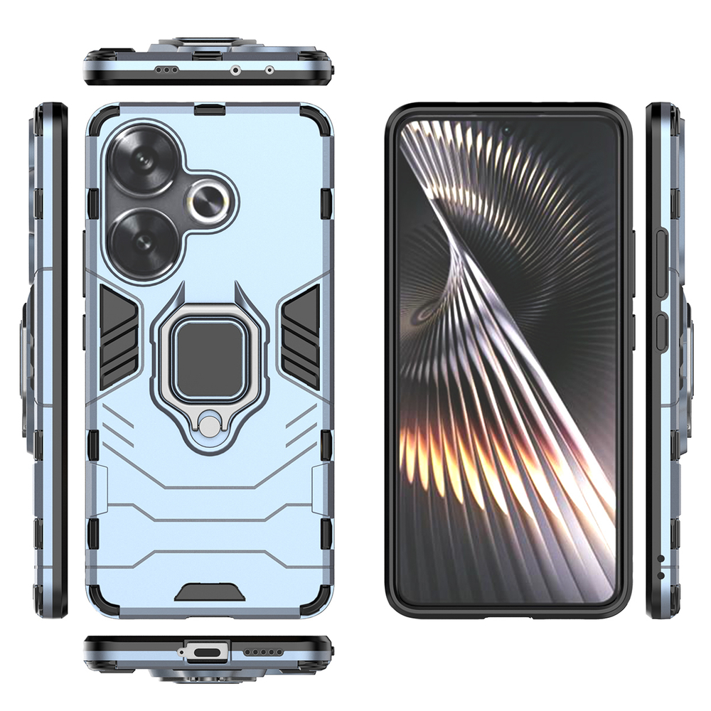 Противоударный чехол с кольцом Panther Case для Poco F6