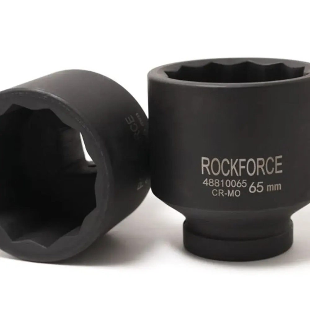 Головка ударная глубокая 1'', 65мм (12гр.) RockForce##Rock FORCE RF-48810065