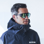 Спортивные очки OCEAN Rodas Matte Black / Blue Revo Polarized Lens