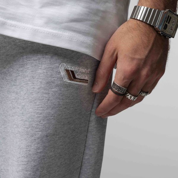 Спортивные штаны Dissident Gear Oversized Grey Melange - фото 7