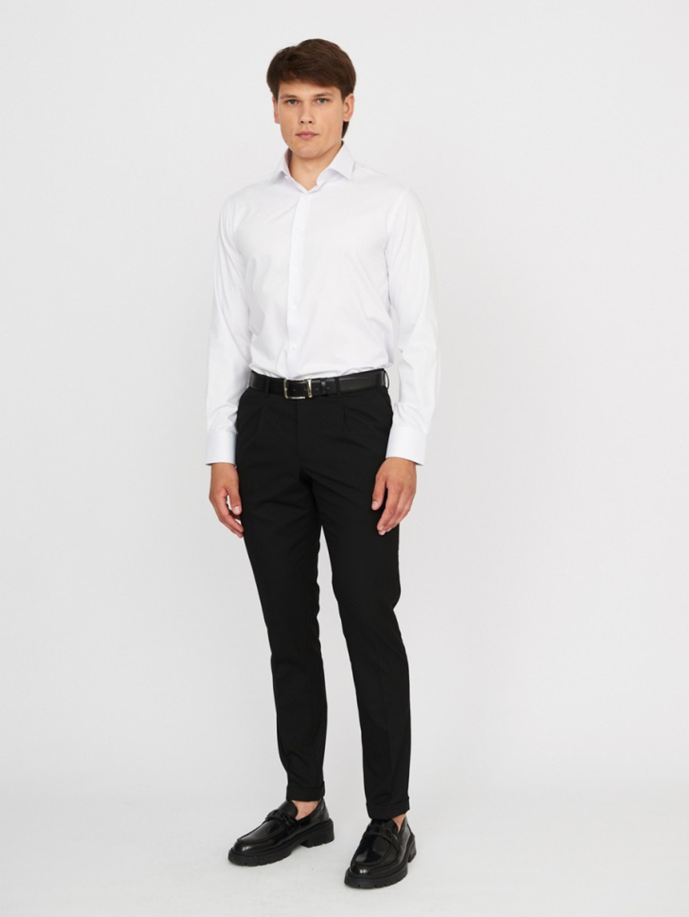 Сорочка GROSTYLE TRENDY Comfort Bamboo Slim fit "Белый"