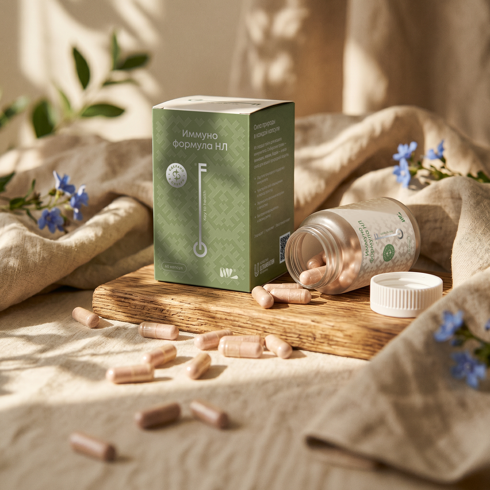 Immuno Formula Иммуно Формула - защищает, укрепляет, поддерживает, 60 капсул