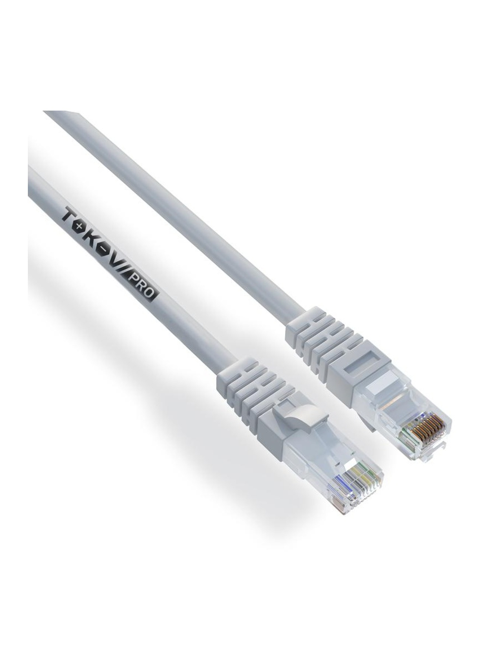 Патч-корд кат.6 U/UTP 24 AWG LSZH 10м PRO TOKOV ELECTRIC TKP-PC06-6U-CULSZH-10M