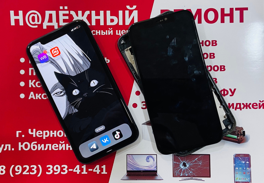 Замена дисплейного модуля, тачскрина