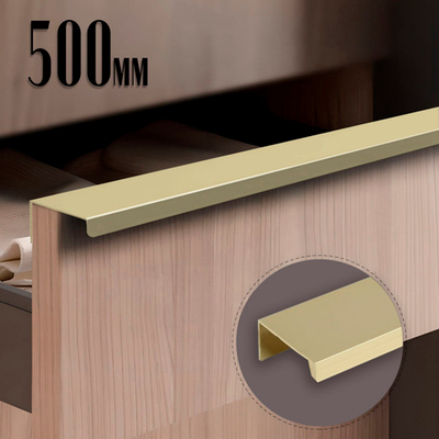 Ручка CAPPIO RT001, L=500,м/о 288, цвет сатиновое золото 9617979