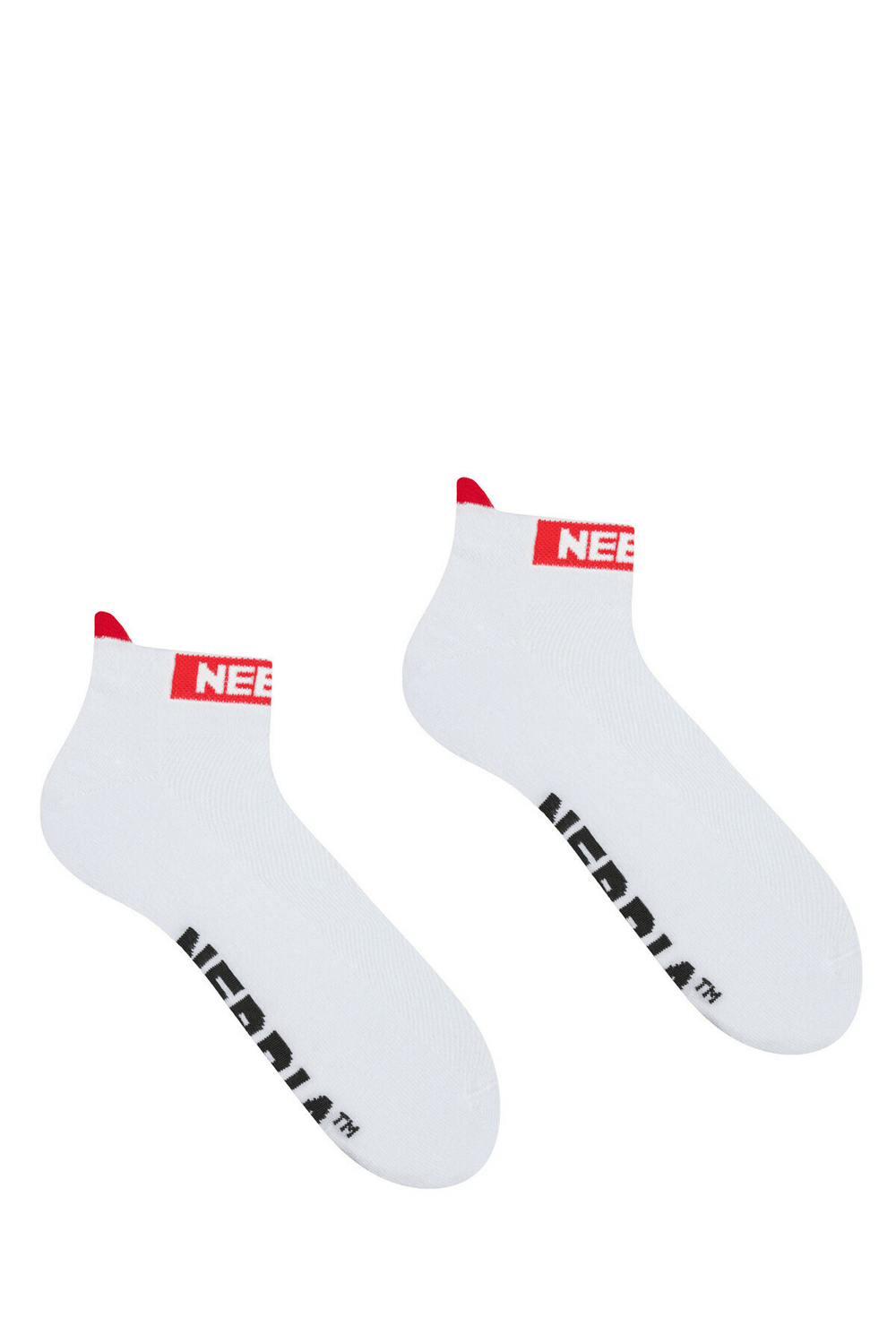 Носки NEBBIA “SMASH IT” ankle length socks 102 Белые