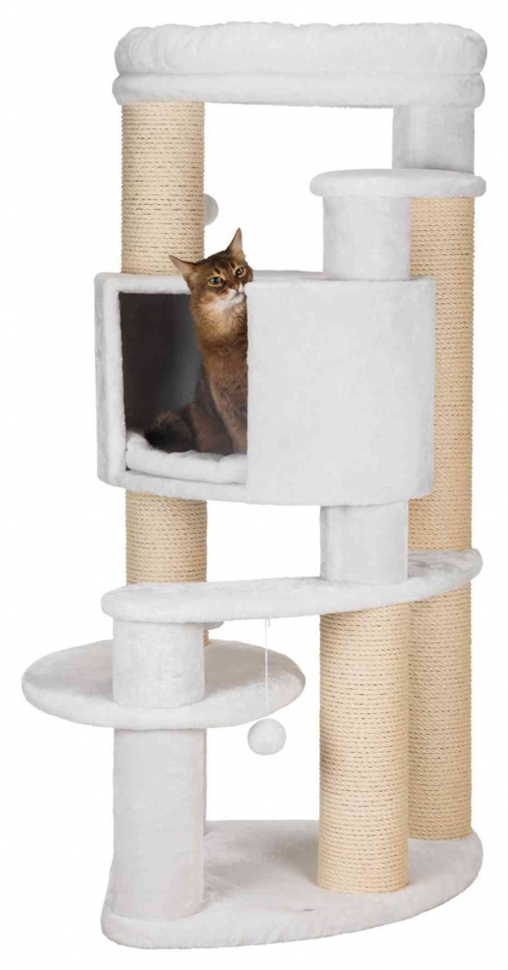 Домик для кошки XXL Zita, 147 см, белый, Trixie