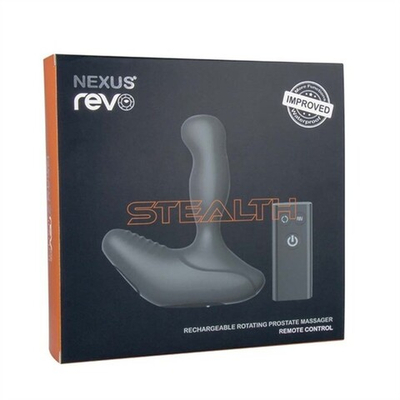 Вибромассажер простаты с вращением Nexus REVO STEALTH (6 реж. вибр, 2 реж. вращ.) (Цвет: черный)