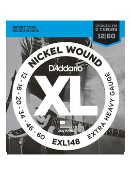 Струны для электрогитары 12-60 D'ADDARIO EXL148