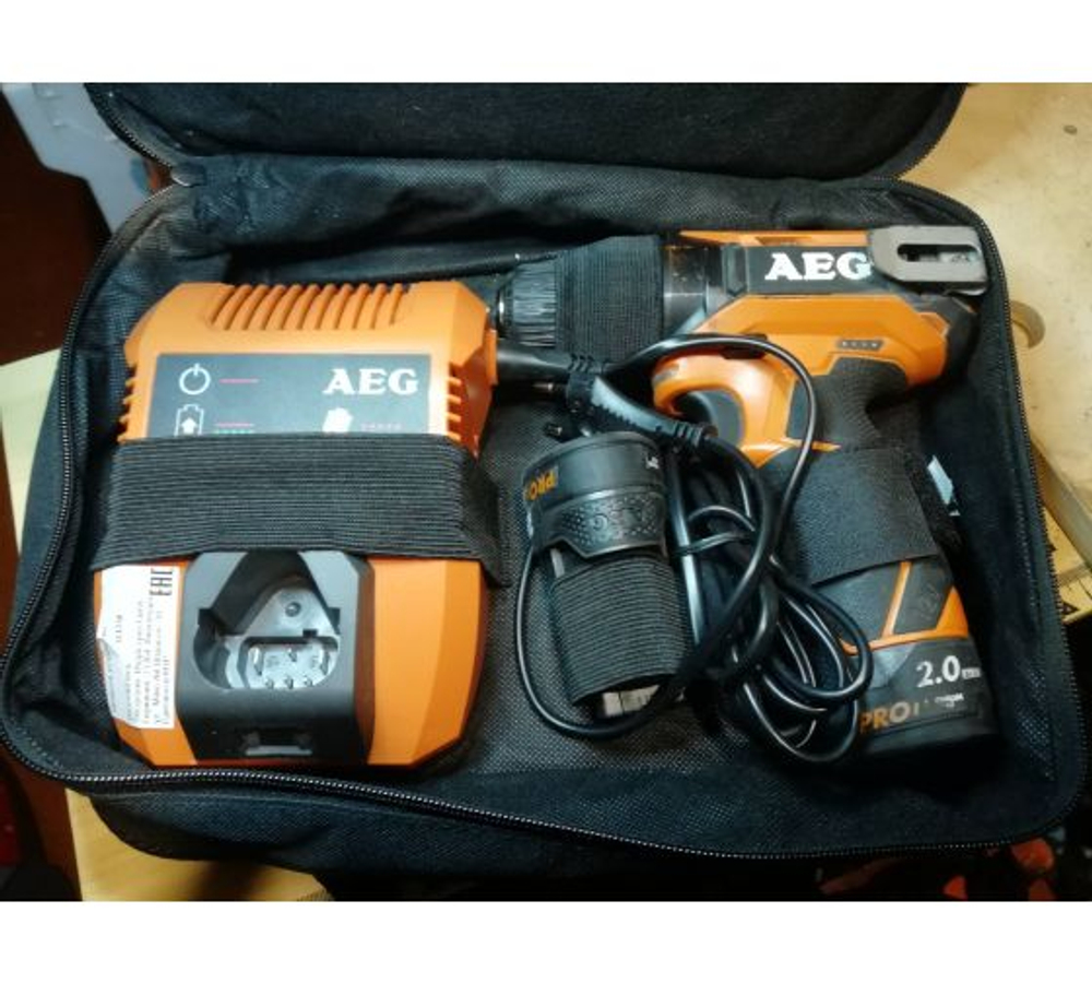 Дрель-шуруповерт AEG BSB18C2BL-0 4935472009