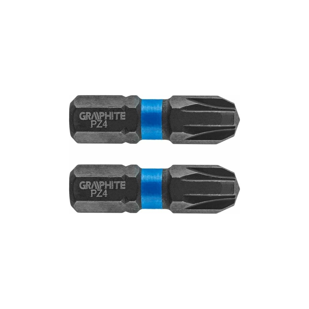 Биты ударные Graphite PZ4 x 25 мм 1/4" S2 2 шт. 56H506