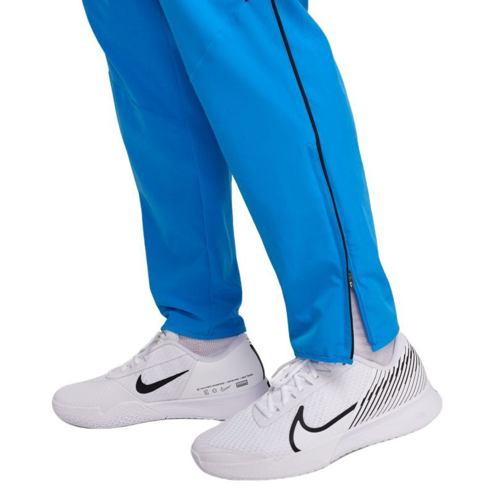 Мужские теннисные штаны Nike Court Advantage Dri-Fit Tennis Pants - небесный