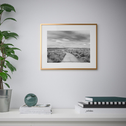 IKEA LOMVIKEN  (ИКЕА ЛОМВИКЕН)  -  Рамка - золотистая 40x50 см