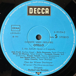 Верди - Отелло 3LP (Германия)