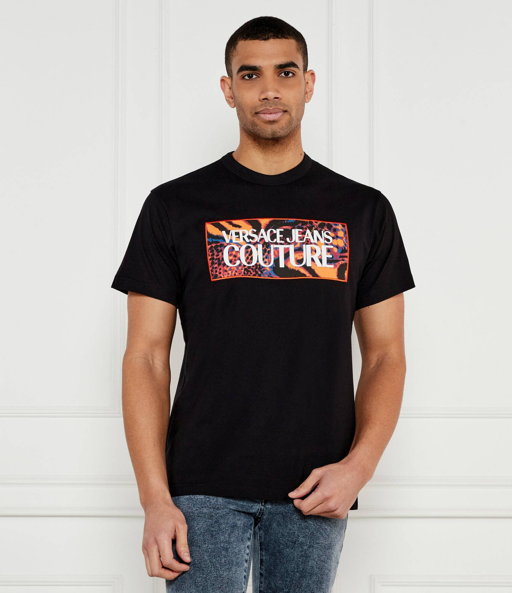 Футболка Versace Jeans Couture - черный(78GAHE04CJ00E)