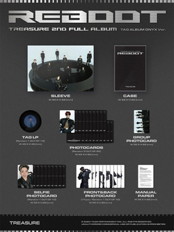 Альбом TREASURE - REBOOT 2nd Album YG TAG RANDOM Version