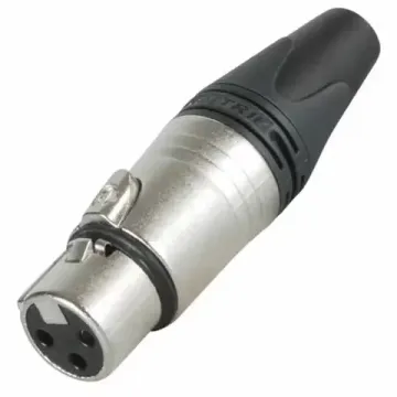 Neutrik NC3FXCC разъем XLR female для цифровых аудиосигналов (AES/EBU), обжим, для AES3