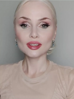 Серьги-подвески Миражи с голубым кубиком Swarovski