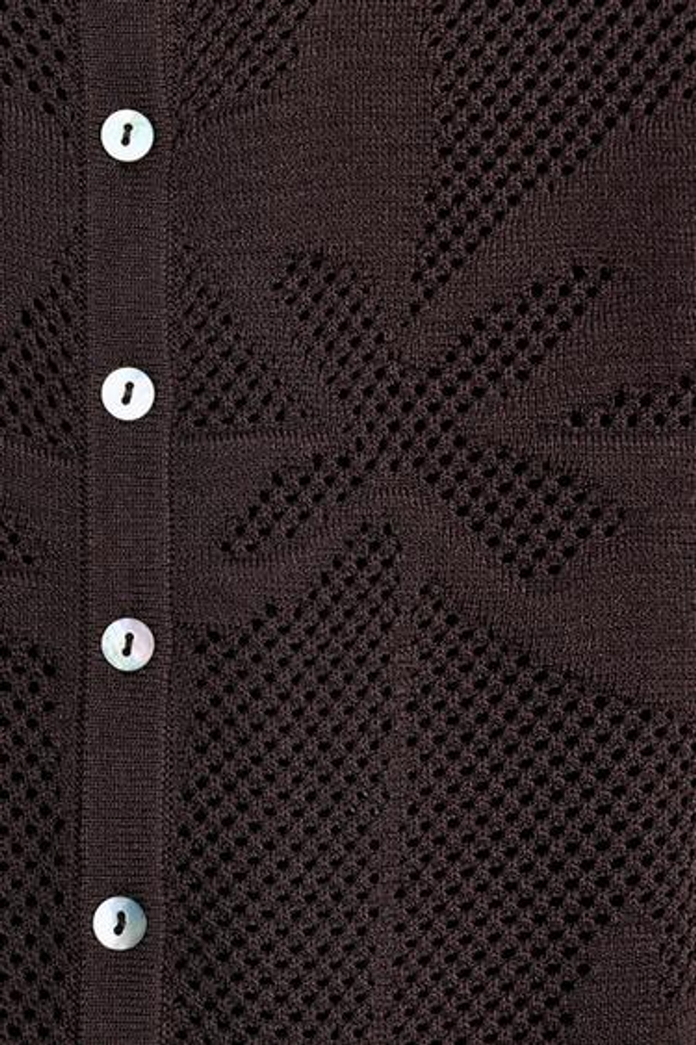 Жаккардовый вязаный кардиган - ZARA