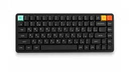 NuPhy Air75 V3 Nebula Dark — вид сверху
