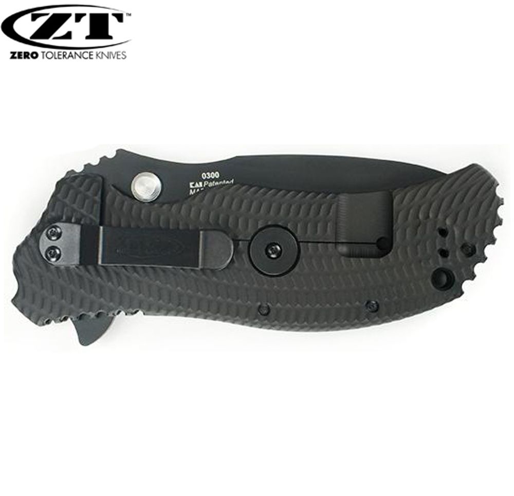 Нож Zero Tolerance модель 0300 All Black Folder SpeedSafe