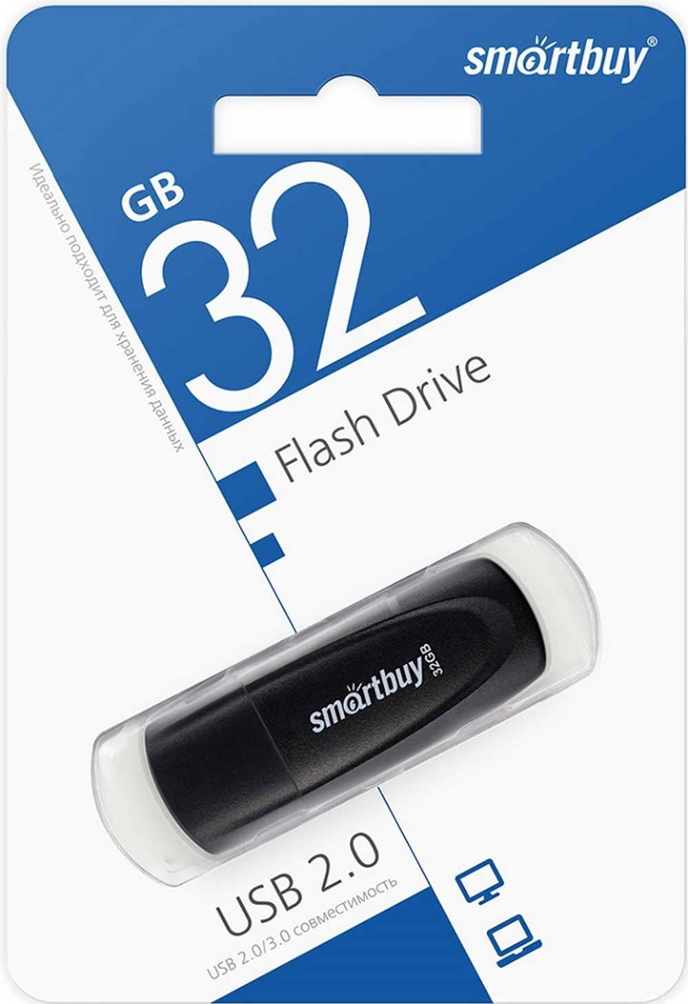 Флешка 32-GB SmartBuy Scout Black