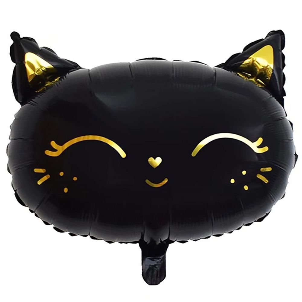 Фигура 19" Кошка голова черная ВЗ