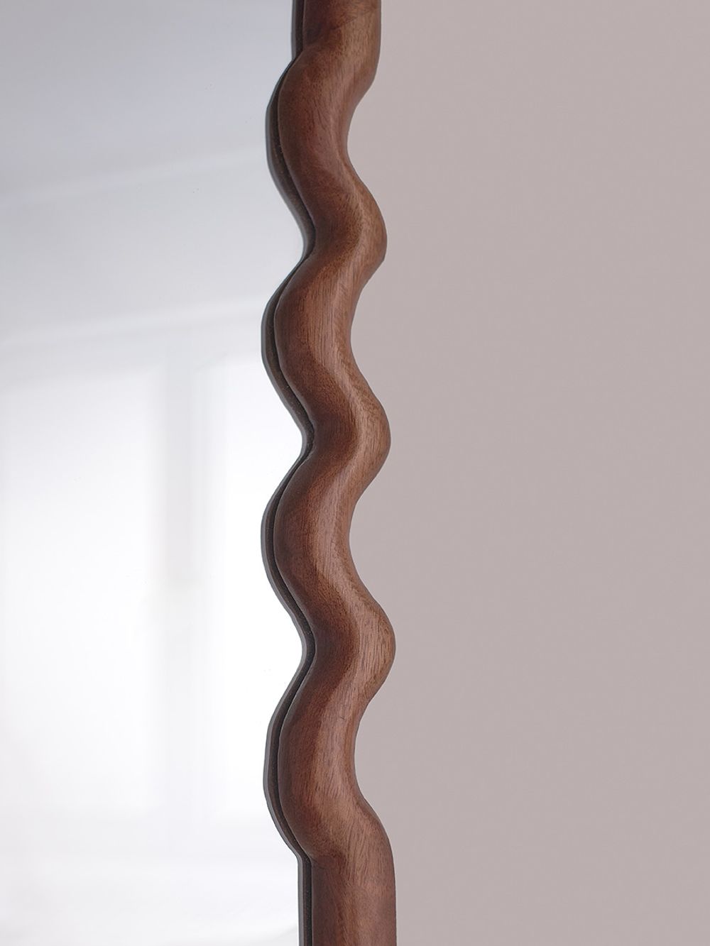 Зеркало Fluid, 54х180 см, коричневое