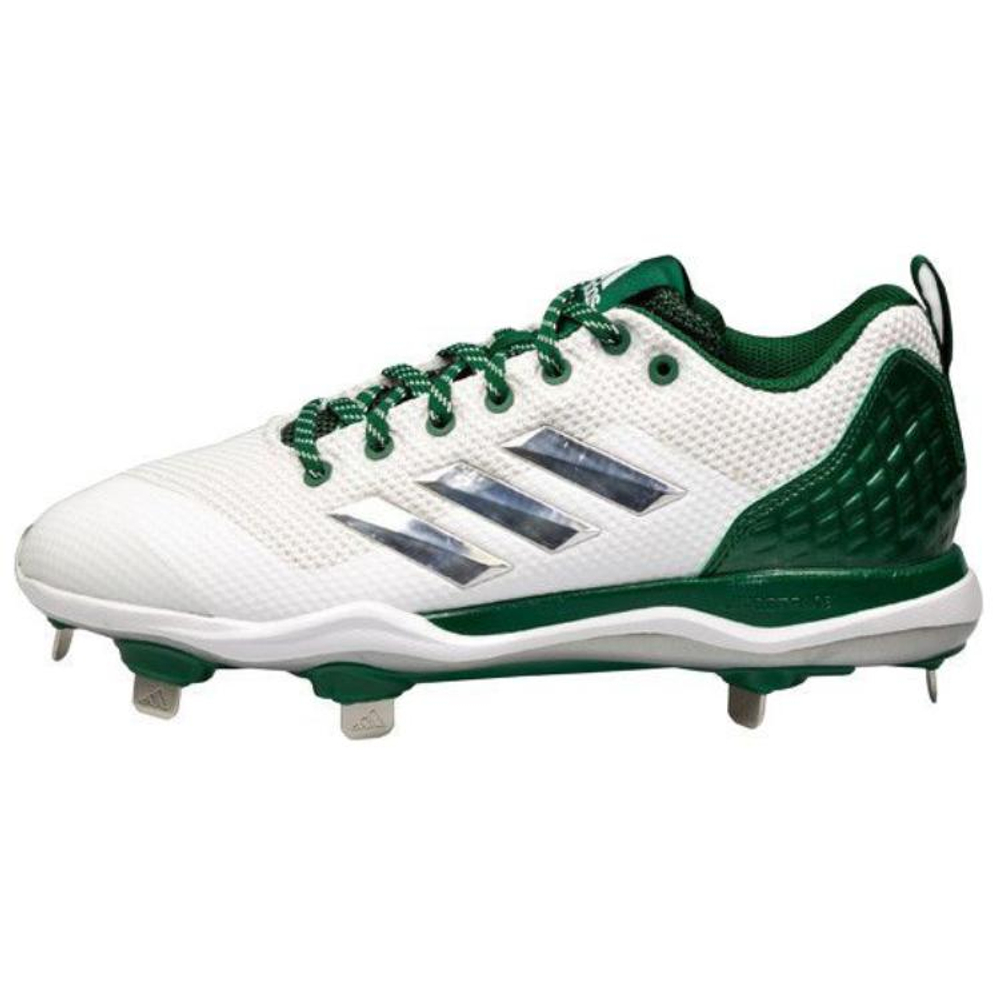Adidas Power Alley 5 Low Top Upper Height Slip Resistant And Abrasion Resistant Functionality Men"s White Green