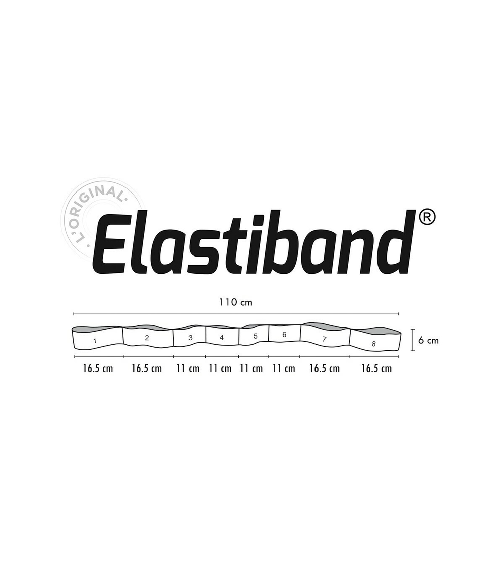 Эспандер Sveltus Elastiband Multi Original 20 кг голубой