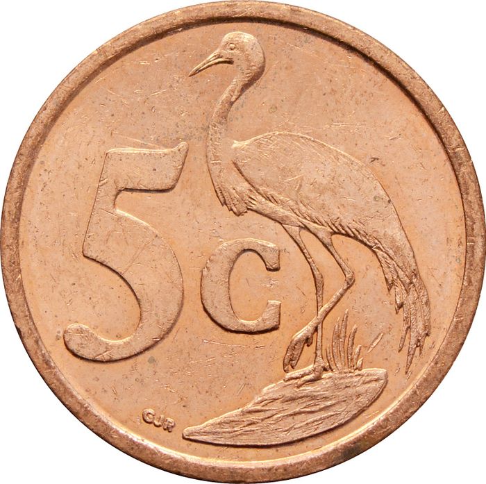 5 центов 2007 ЮАР