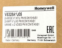 Клапан двухходовой фланцевый Ду15 DN15 Honeywell Kvs-1 PN16 V5328A1005