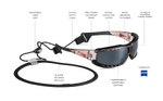 Спортивные очки LiP Typhoon / Gloss Black - Black / Zeiss / PA Polarized / Gun Blue Lens